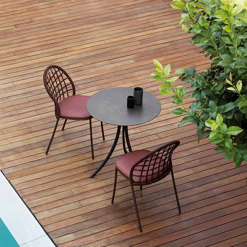 Bistro Dining Table With Round Top R70 - Zzue Creation