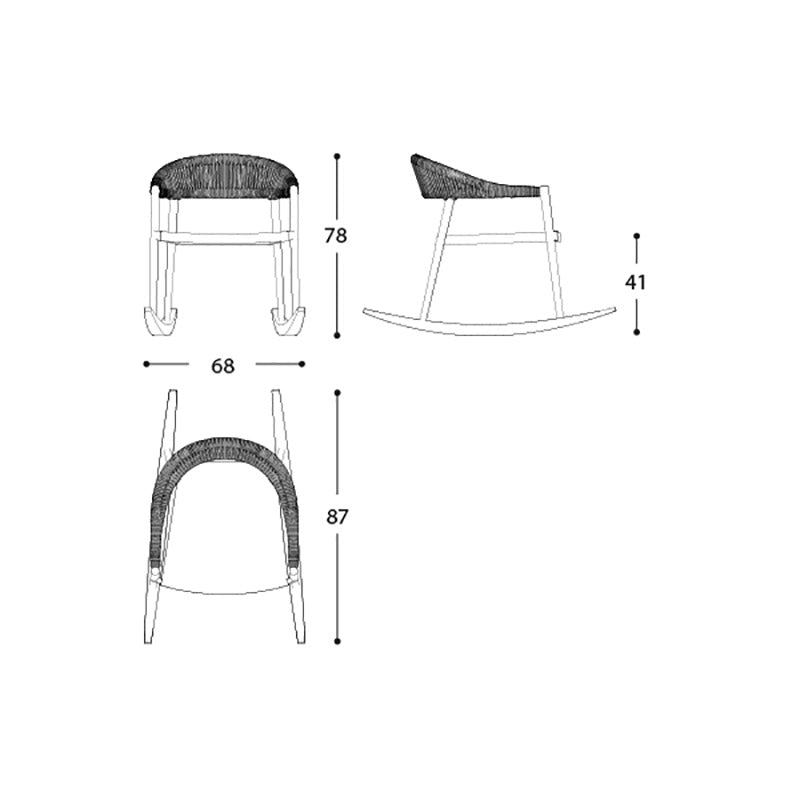 Clever Lounge Rocking Armchair - Zzue Creation