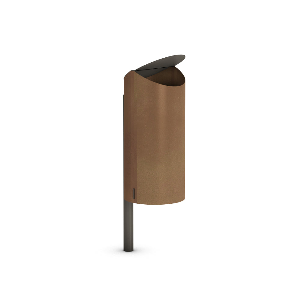 Neo Rubbish Bin 015 (with Pole Bracket) - Zzue Creation
