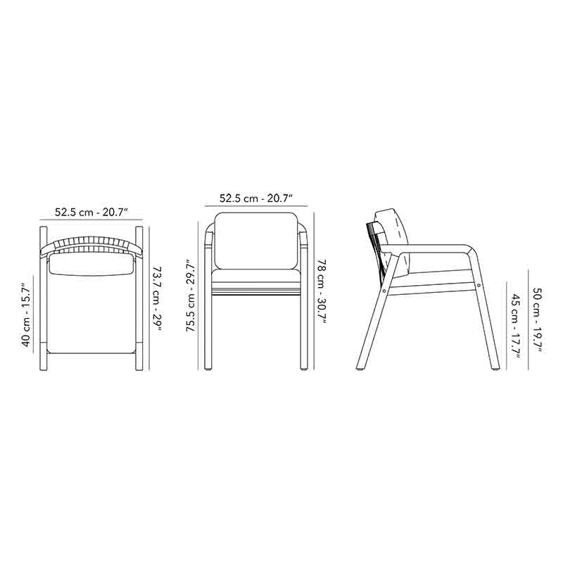 Flexx Dining Armchair - Zzue Creation