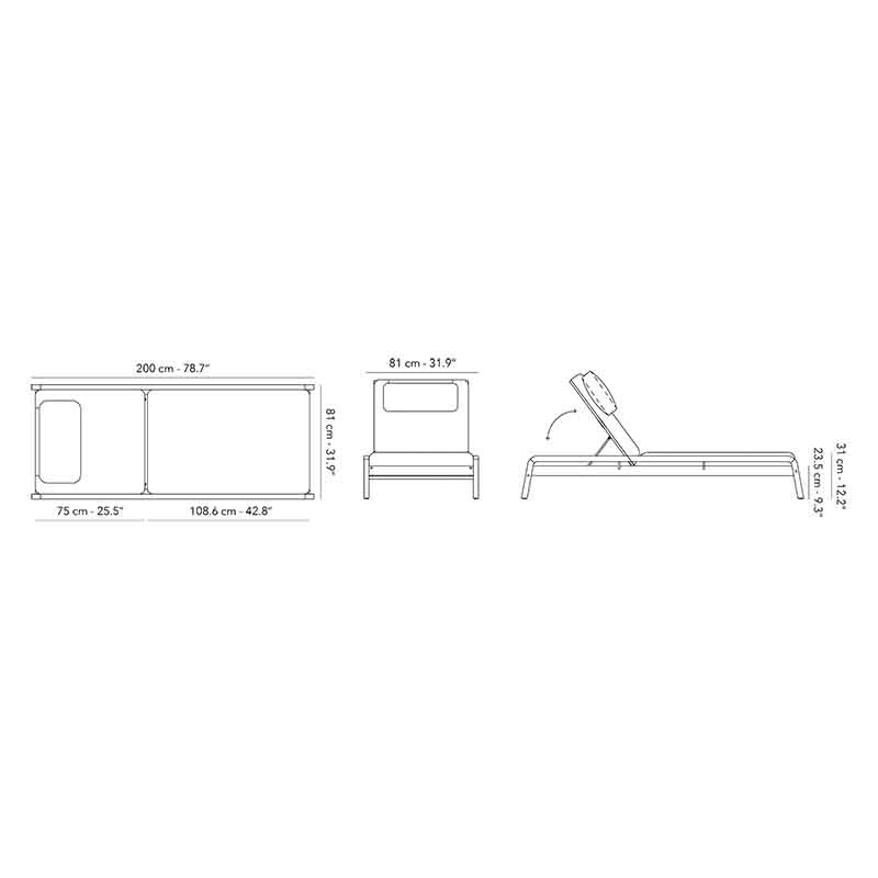 Flexx Sunlounger - Zzue Creation