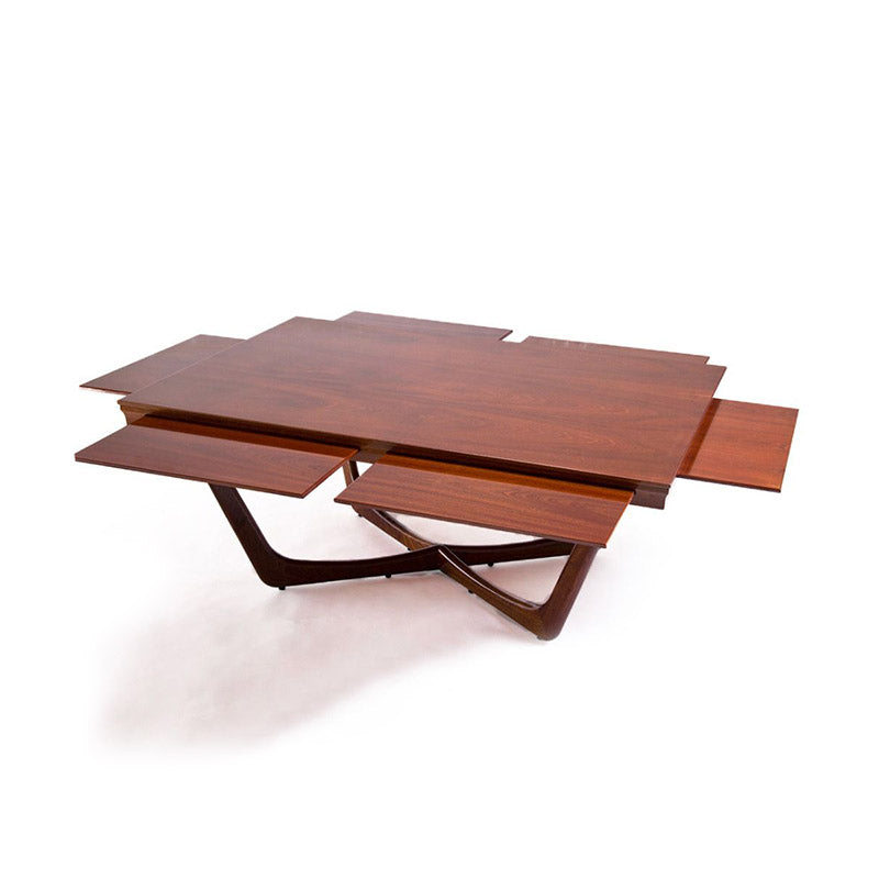 C'est la Vie Rectangular Table with Extractable Tabletops - Zzue Creation