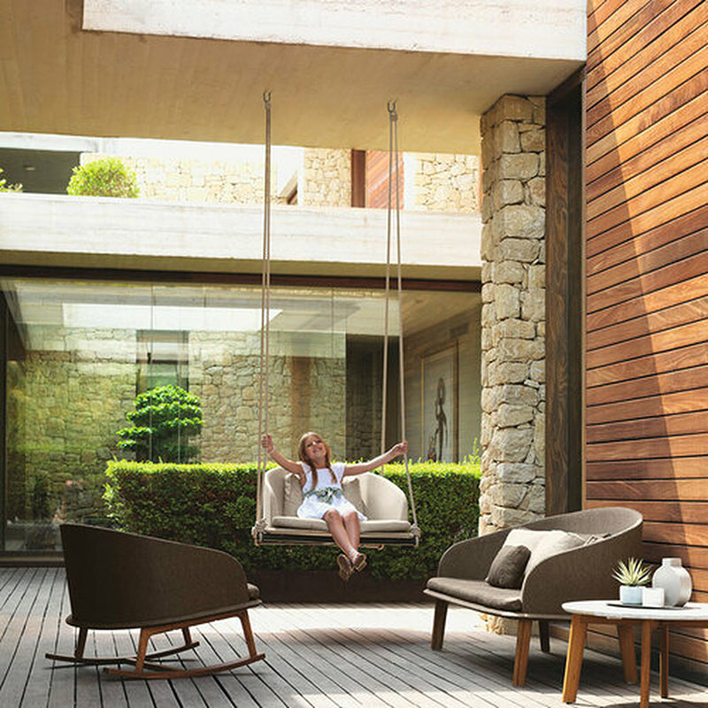CleoSoft Wood Swing Sofa - Zzue Creation