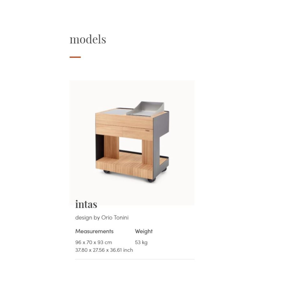 Intas Electric BBQ Grill Cart - Zzue Creation
