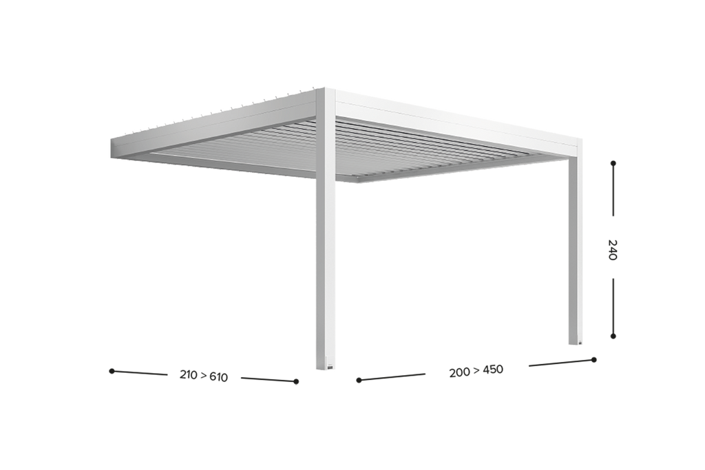 Gibus Med Joy Bioclimatic Pergola - Zzue Creation