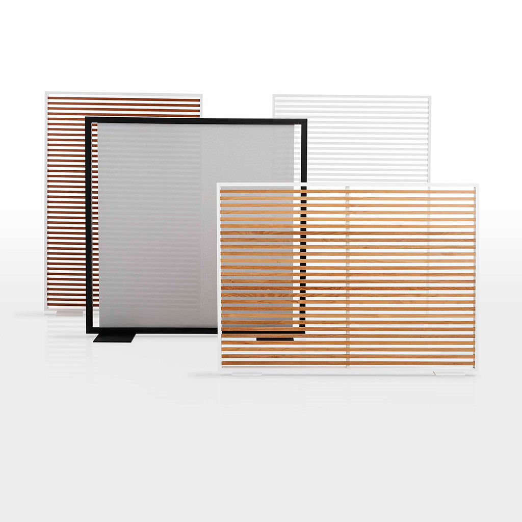 DNA Faux wood aluminium partition wall - Zzue Creation
