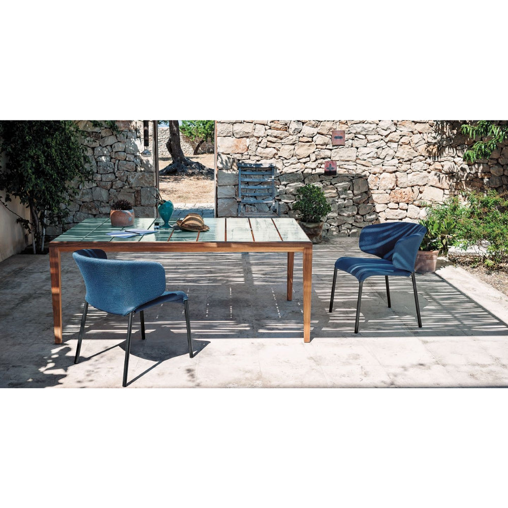 Teka 174 Rectangular Dining Table (Large) - Zzue Creation
