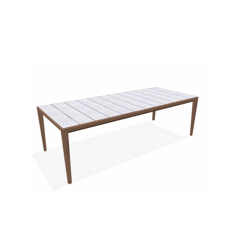 Teka 174 Rectangular Dining Table (Large) - Zzue Creation