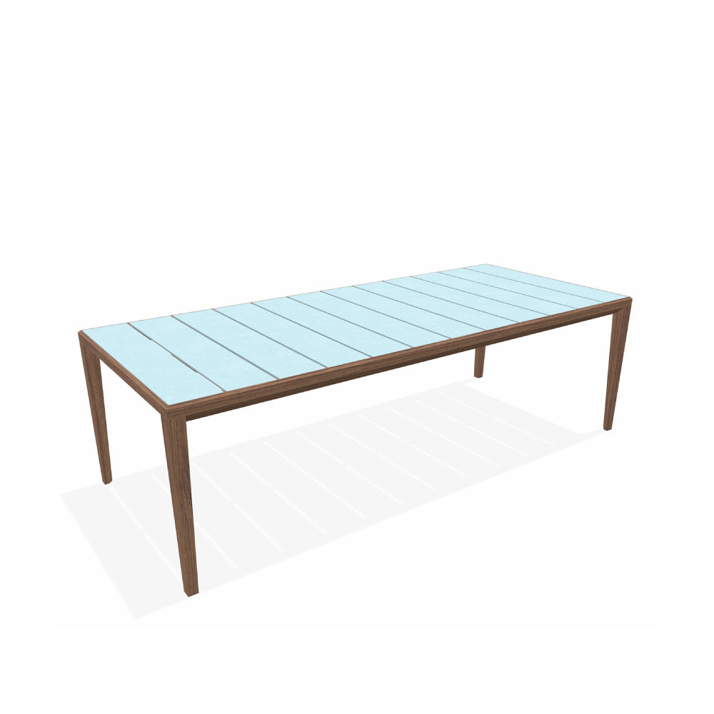 Teka 174 Rectangular Dining Table (Large) - Zzue Creation