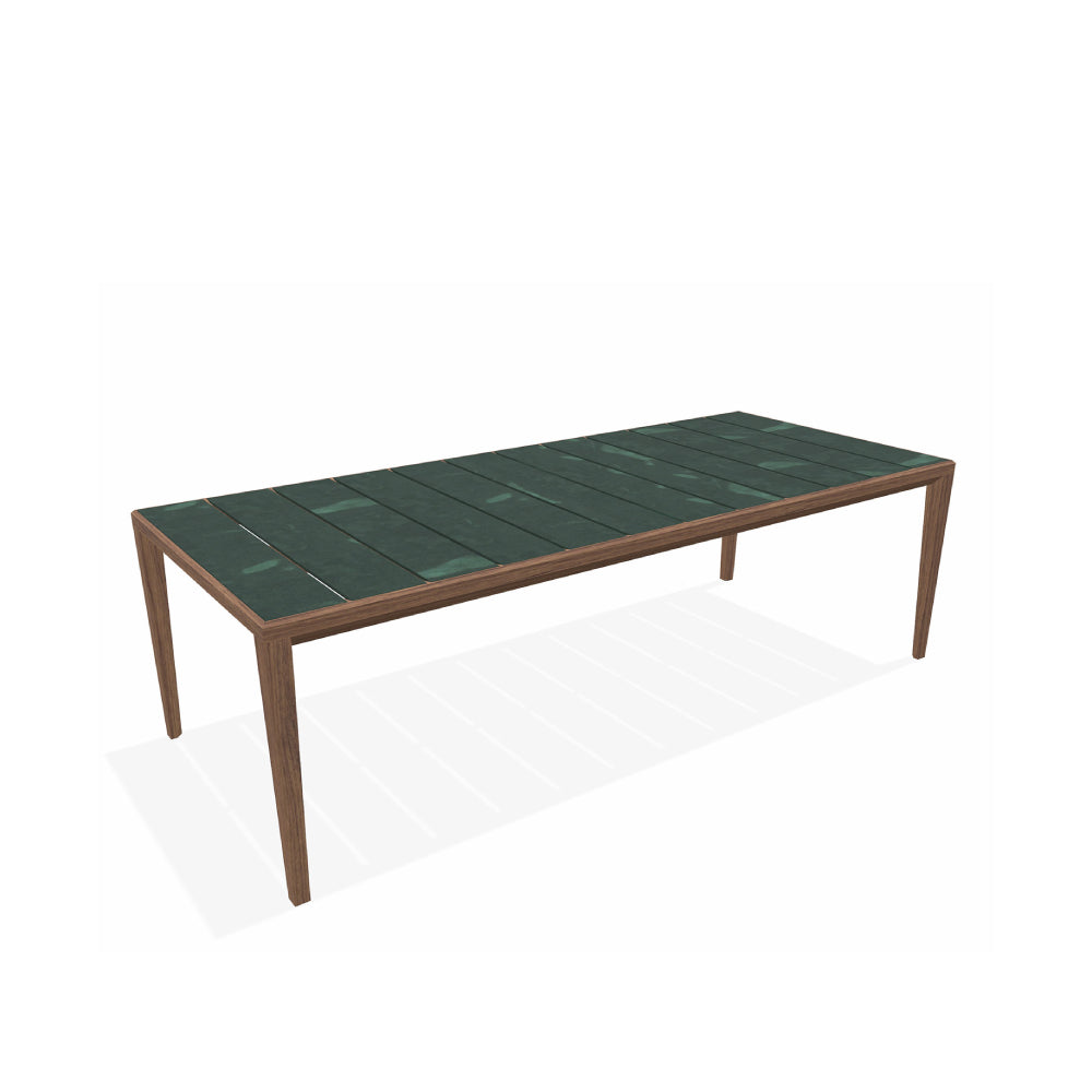Teka 174 Rectangular Dining Table (Large) - Zzue Creation