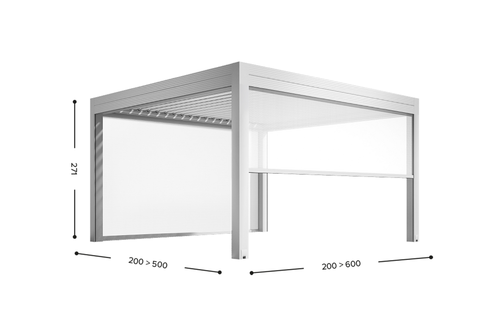 Gibus Med Varia Bioclimatic Pergola - Zzue Creation